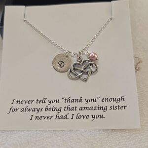 New Sterling Silver Necklace with Heart Pendant